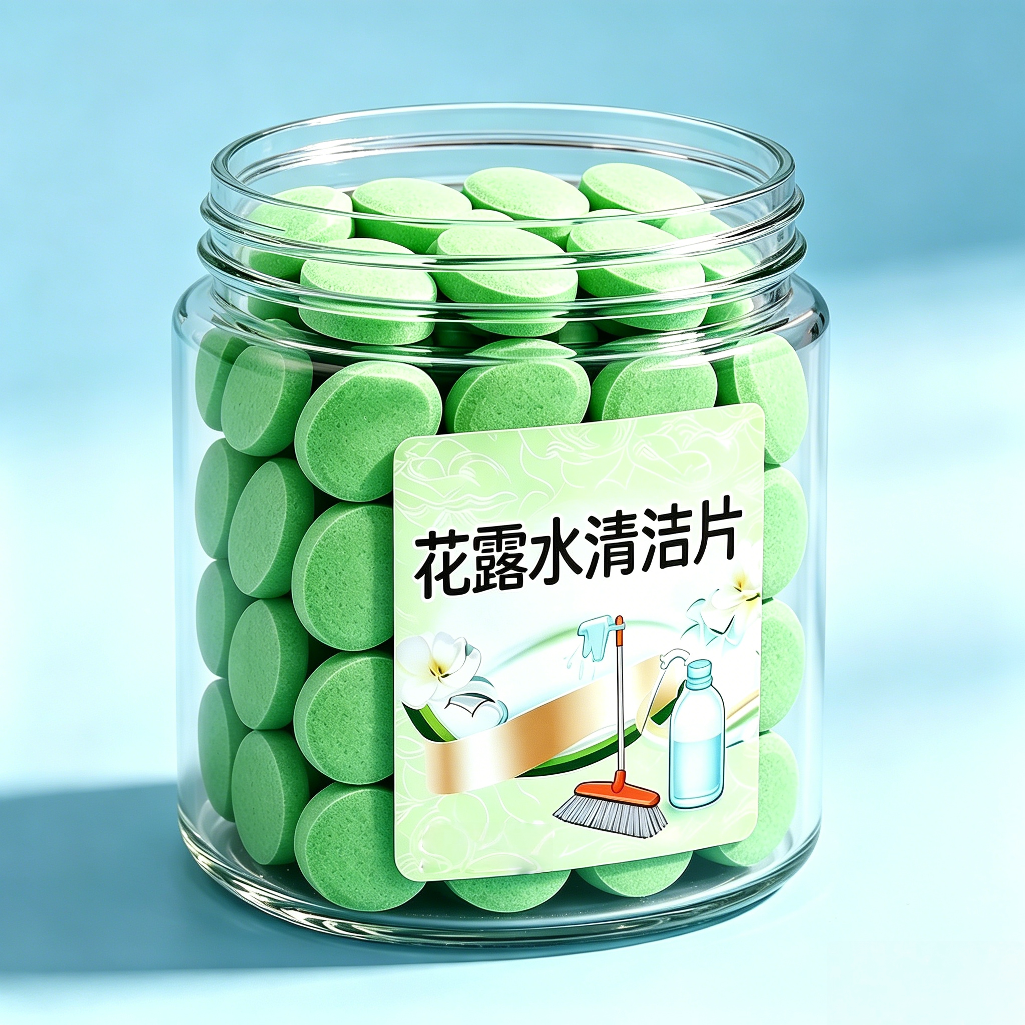 1500片花露水拖地泡腾片强效