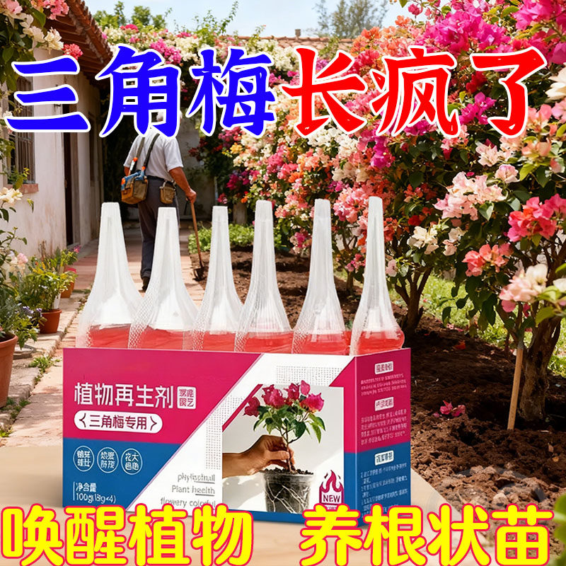 三角梅植物再生剂专用肥催花营养液家用通用型促花改善黄叶掉叶