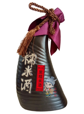 黔三百贵州苗家黑糯米酒500ml