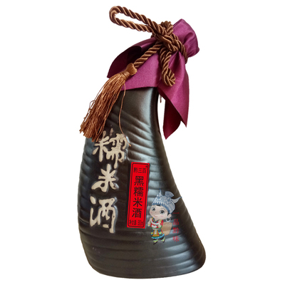 黔三百贵州苗家黑糯米酒500ml
