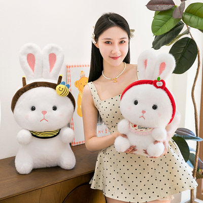 可爱玩偶枕小白兔身长耳朵