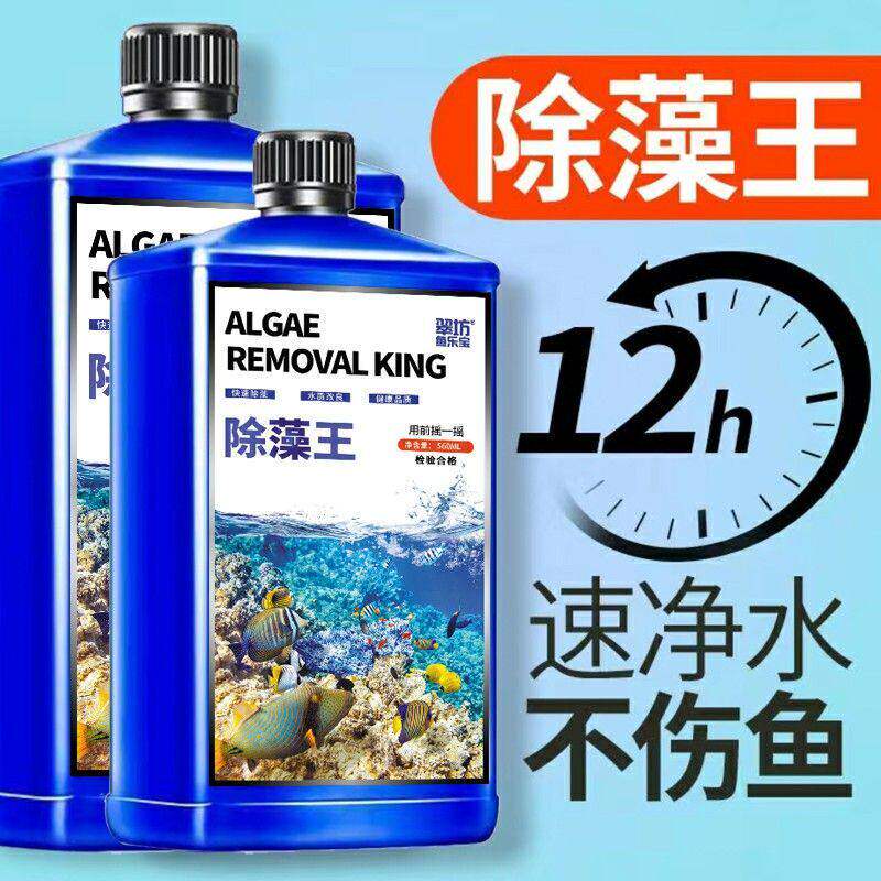 鱼缸除藻绿水黑毛藻褐青