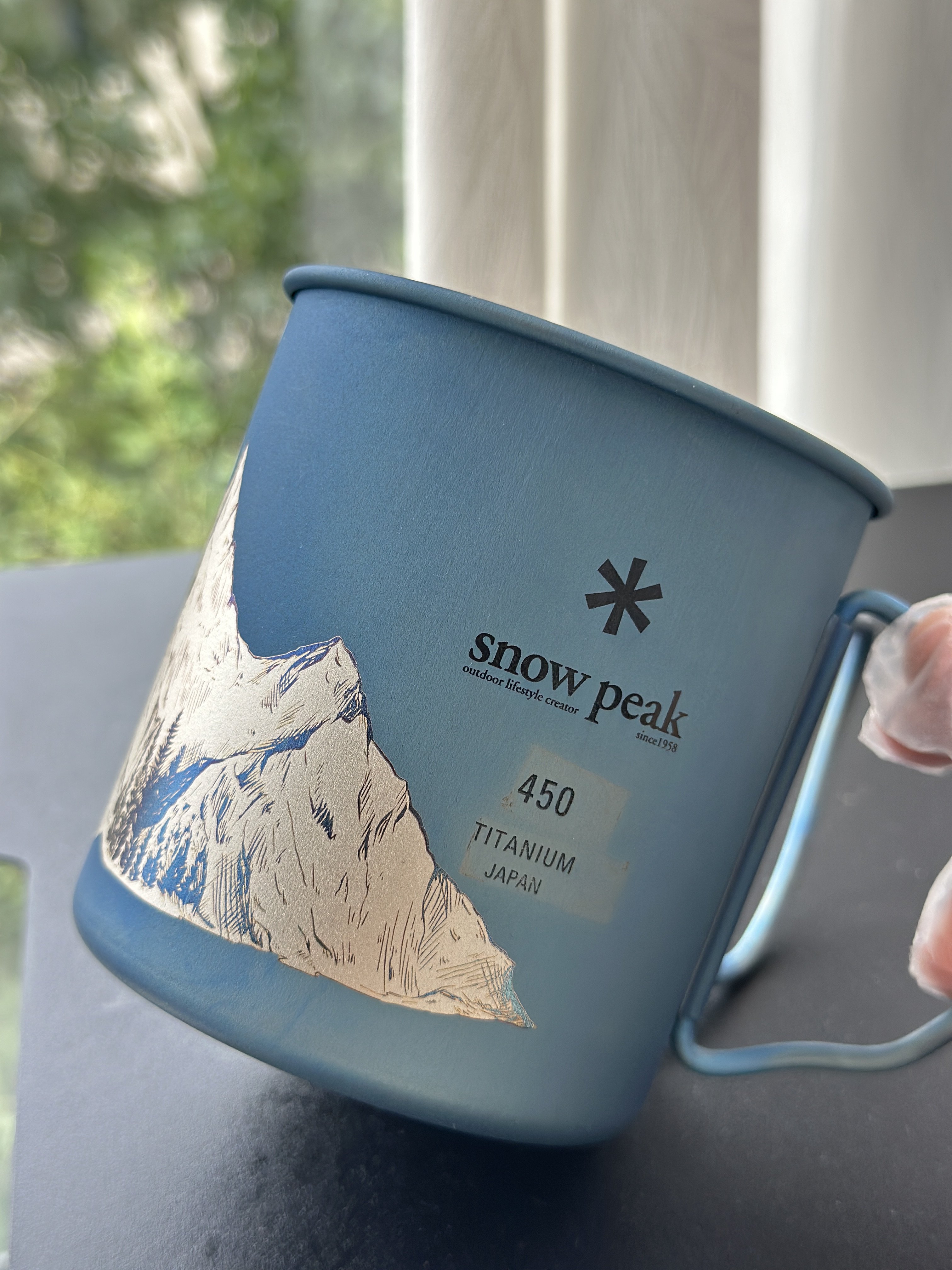 snow peak纯钛杯户外露水杯