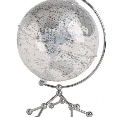 贝汉美透明地球仪摆件轻奢高档家居客厅电视柜书房办公室桌面饰品