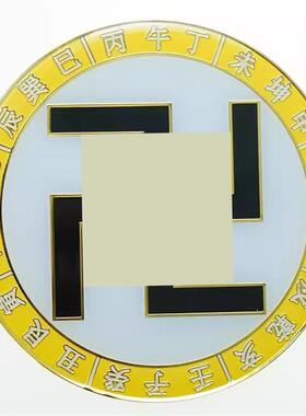 绿色万字符纯铜九彩虹甲子万字牌补角牌手机贴通关挂件六帝铃铛