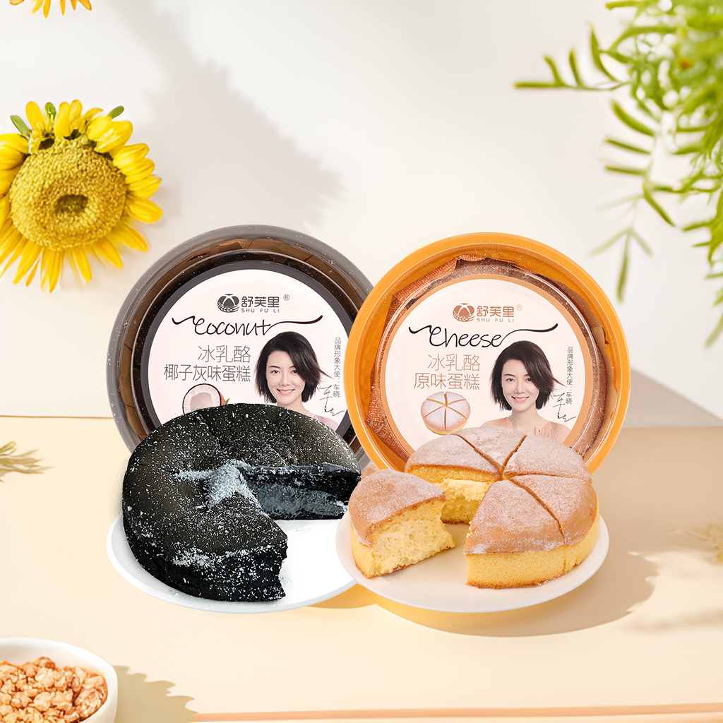 2盒冰乳酪戚风蛋糕松软香甜
