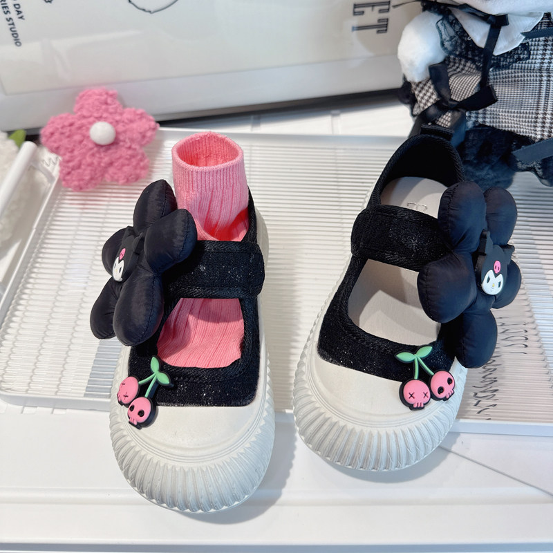 女童玛丽珍帆布鞋轻便软底防滑