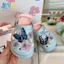 女童洞洞鞋夏季软底防滑女孩海边户外泳池游泳外穿儿童拖鞋轻便女