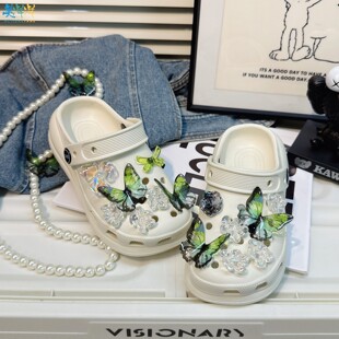 女孩学生外穿防滑厚底eva材质洞洞鞋女款儿童夏季外穿女童凉拖鞋