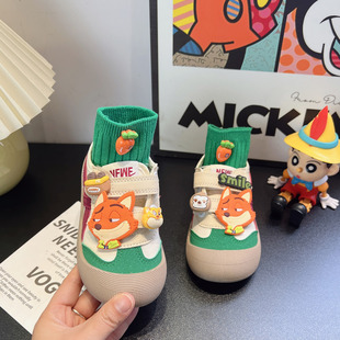 男童鞋子2026新款春款帆布鞋小男孩宝宝幼儿园室内鞋儿童春季布鞋