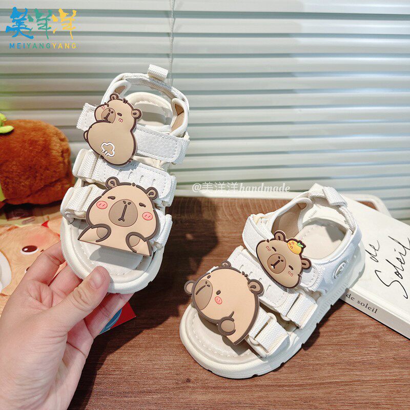 男童凉鞋夏款2026新款男孩夏季运动沙滩鞋外穿防滑小童男宝男款夏