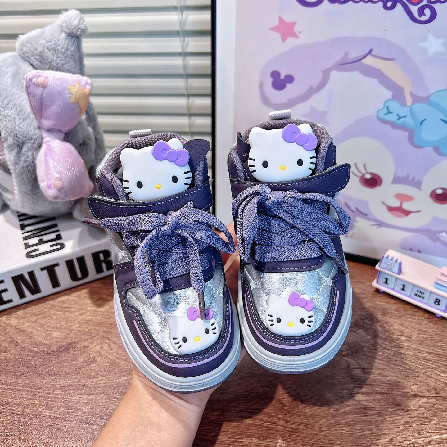 儿童女款运动鞋2026新款女童高帮板鞋春款皮面防水软底女孩鞋子女