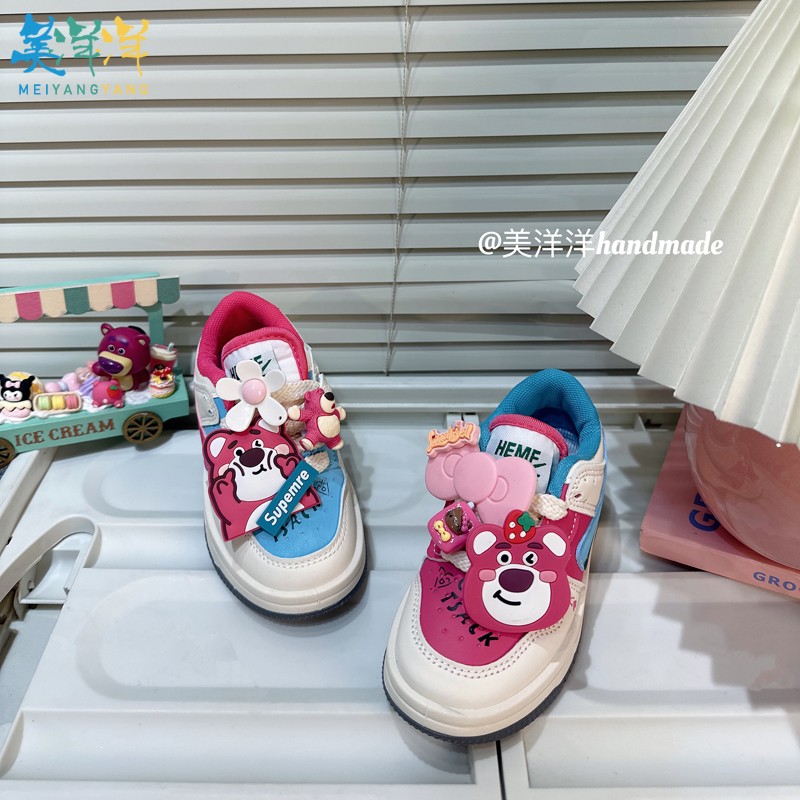 女童低帮双色鸳鸯板鞋儿童耐脏运动鞋爆款轻便女生鞋子防臭小学生