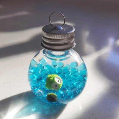 懒人小植物迷你生态瓶学生毕业礼物海藻球随身瓶情绪稳定桌面微景