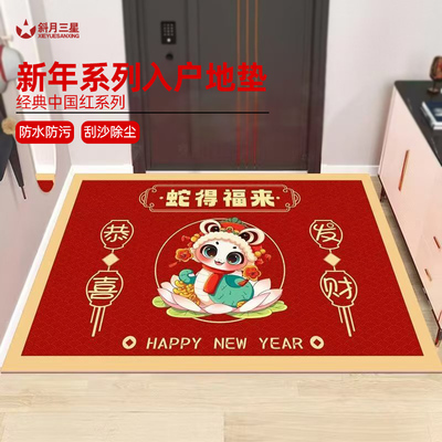 进门地垫家用入户地毯卡通动漫
