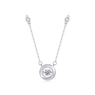 fan琦生日送女友圣诞礼物 三秒心动项链女款 范ci 莫比乌斯系列