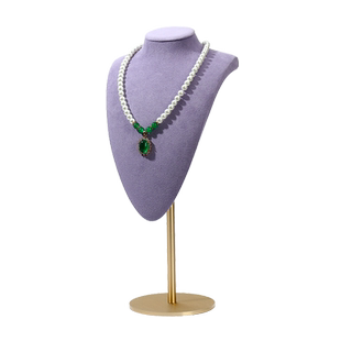 水贝直播项链展示架高档珍珠黄金翡翠套链人像脖子首饰展示道具