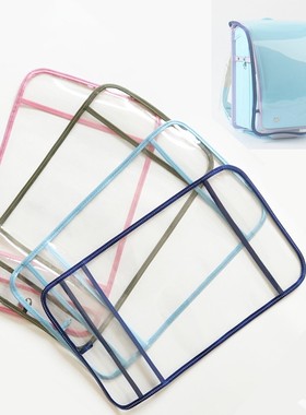 dioorso日本小学生书包透明防尘防污罩 男女孩通用反光设计防刮