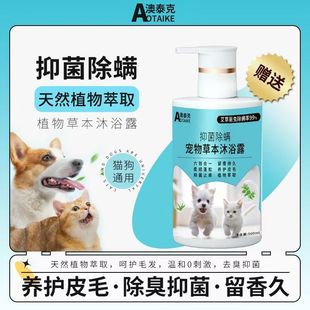 英短银渐层蓝猫专用猫咪沐浴露杀菌除螨洗澡用品宠物沐浴液500ml