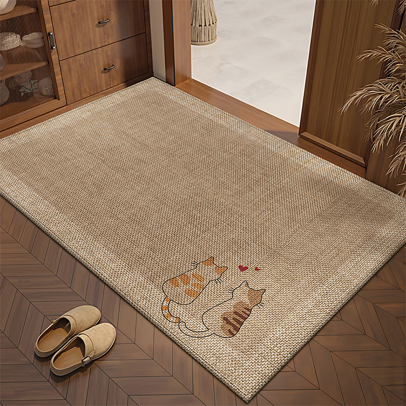 入户门地垫高级感玄关防滑垫子ins风2025新款家用进门垫门外地毯
