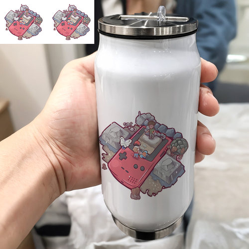 ins精灵宝可梦联名任天堂switch游戏机口袋妖怪上304不锈钢保温杯