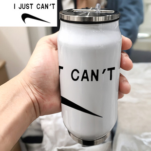街头i just cant恶搞勾我不行不能推脱拖延2男女304不锈钢保温杯