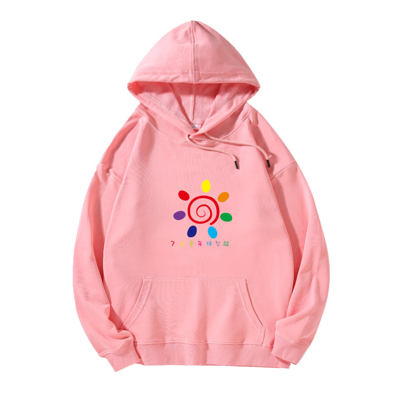 幼儿园老师园服卫衣定制秋冬款纯棉上衣体智能教师工作服印字logo