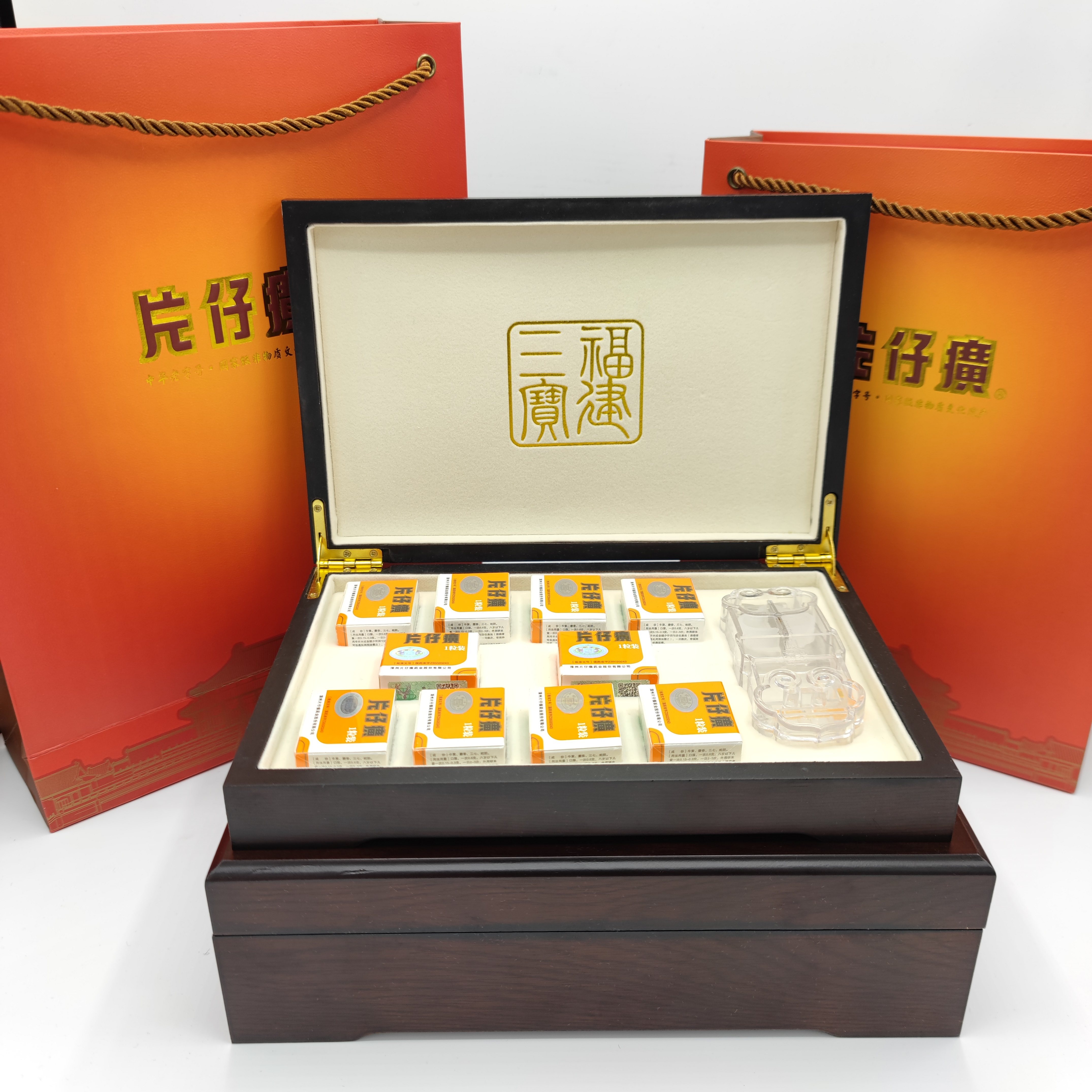 片仔癀礼品盒木质包装盒246810粒装大气送礼便携盒子产地直发包邮