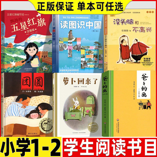 没头脑和不高兴正版 读图识中国一二年级必读课外书精装 画沙坪小屋团圆五星红旗彩图注音版 社萝卜回来了爸爸 硬壳绘本人民教育出版