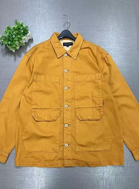 大牌旗下PL系列正品POJKD2301D春秋潮流多口袋时尚牛仔外套