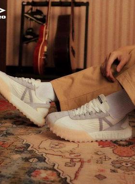 茵宝男士钻石菠萝鞋  复古时尚 低帮百搭 王子异同款 白灰 0633A