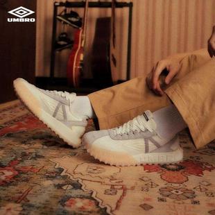 茵宝男士钻石菠萝鞋  复古时尚 低帮百搭 王子异同款 白灰 0633A