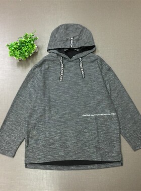 大牌旗下SP系列正品SPMH74TS43春季休闲简约百搭连帽抽绳卫衣T恤