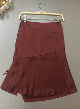 依恋旗下R家撤柜清仓RCWH82501L时尚淑女高腰修身半身裙