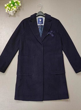 大牌旗下R家RCJW81101C秋冬款百搭气质女式羊毛呢子大衣