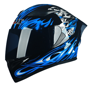 艾狮摩托车头盔全盔男女士骑行机车四季冬季蓝牙电动车头灰3C认证