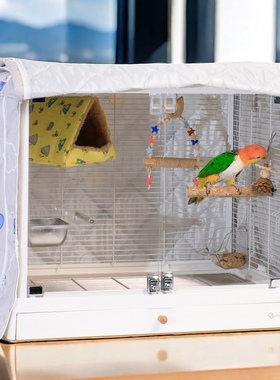 达洋不锈钢鸟笼鹦鹉生态笼子6047ss6001家用大型号高能鹦鹉旗舰店