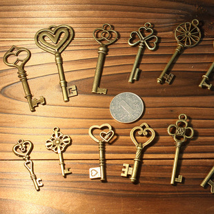 dudumi 手账本旅行笔记本日记本tn手账封面装饰 复古牛皮本装扮吊饰挂饰 创意DIY饰品金属书签挂件(分类③)