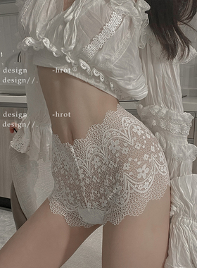 高颜值*性感中腰纯欲蕾丝内裤女薄款火辣少女感无痕裤头2025新款