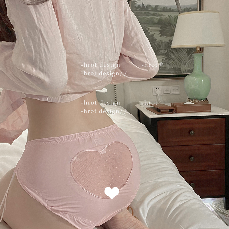 爱心镂空搭配植绒网纱，初恋般的味道~