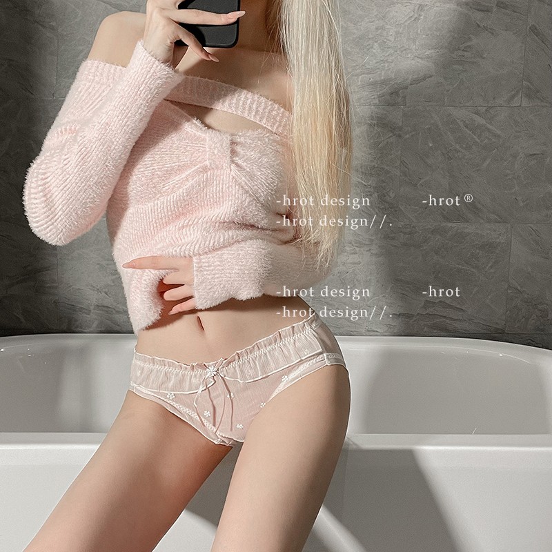 柔软蕾丝纯欲风刺绣无痕内裤