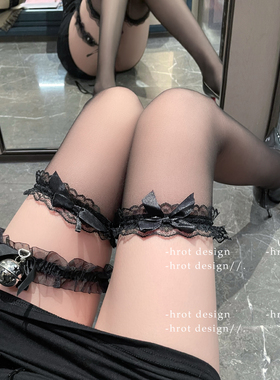 白色蕾丝性感丝袜情调禁欲系大腿根过膝长筒袜2025新款黑丝女士