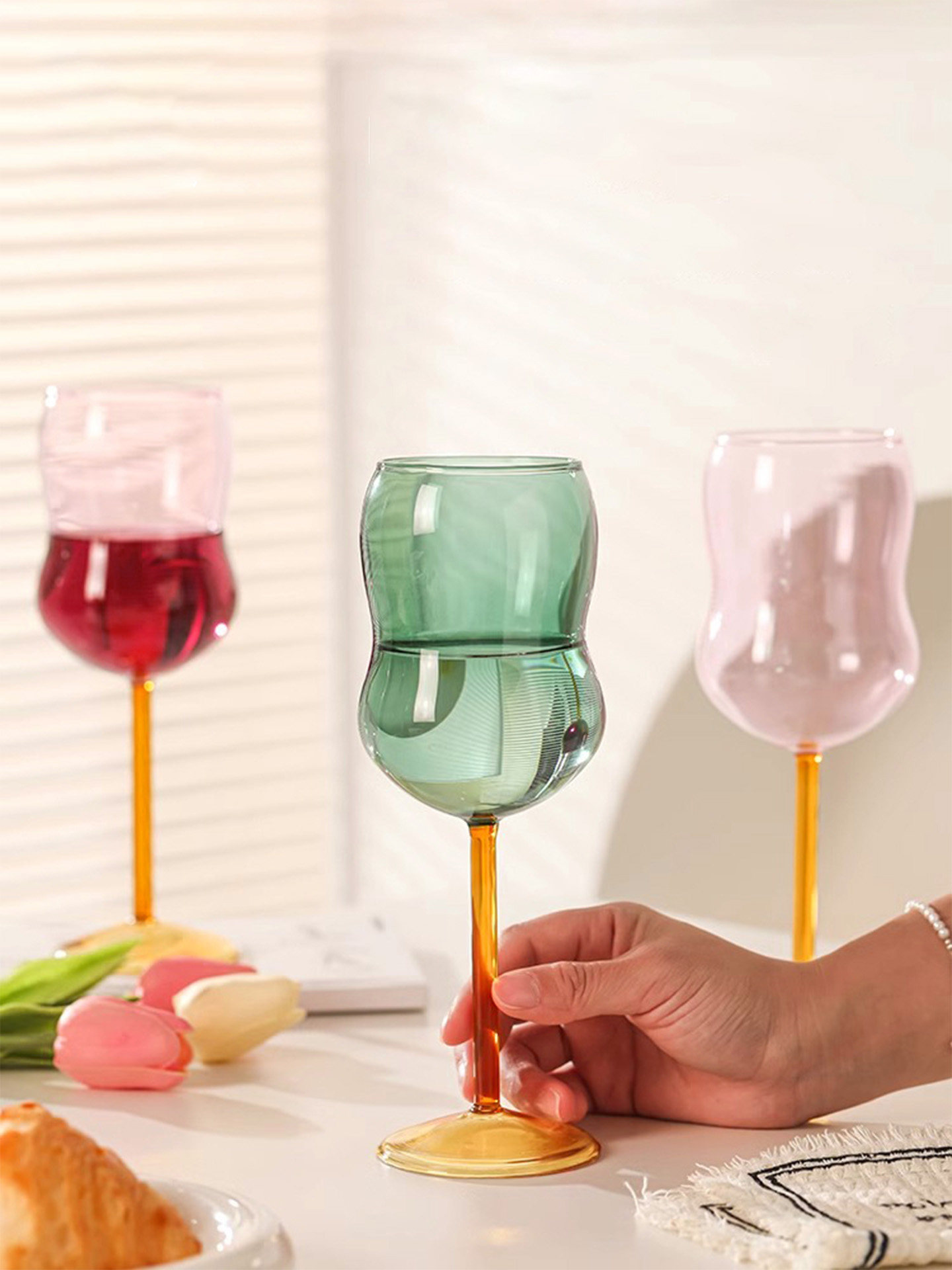 Fruit Gourd Wine Glasses: Borosilicate Glass Design - Product image 4