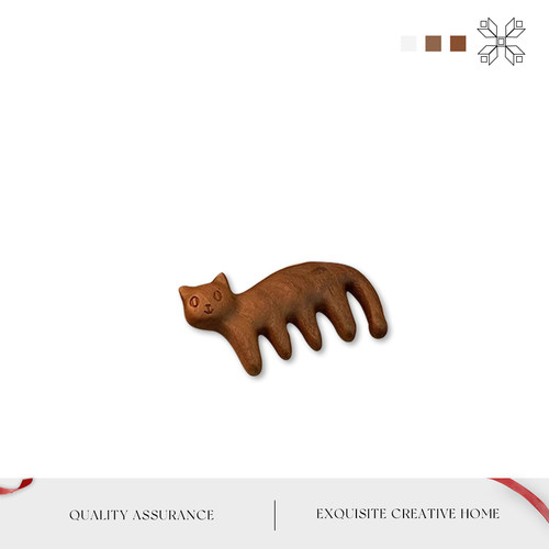 MOLA按摩梳可爱小猫天然檀木