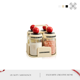 MOLA.Wine.调味盒厨房调料瓶玻璃盐罐商用鸡精创意密封糖罐 梅酒