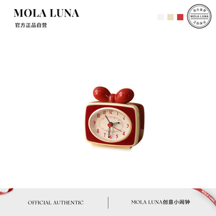 钟表桌面时间显示器迷你摆件 MOLA.Sugar.时钟闹钟摆台式 忆糖
