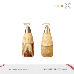 MOLA.Quiet.分装 霁宁 瓶轻奢按压瓶洗发水沐浴露大容量陶瓷瓶子