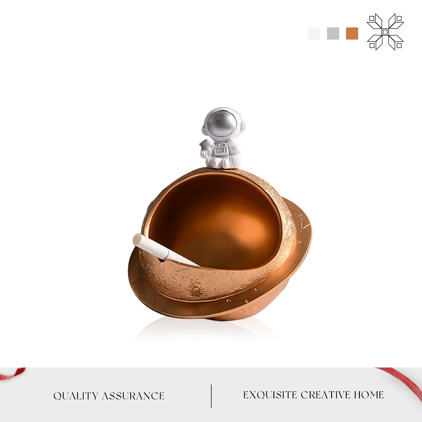 MOLA烟灰缸家用北欧宇航员树脂