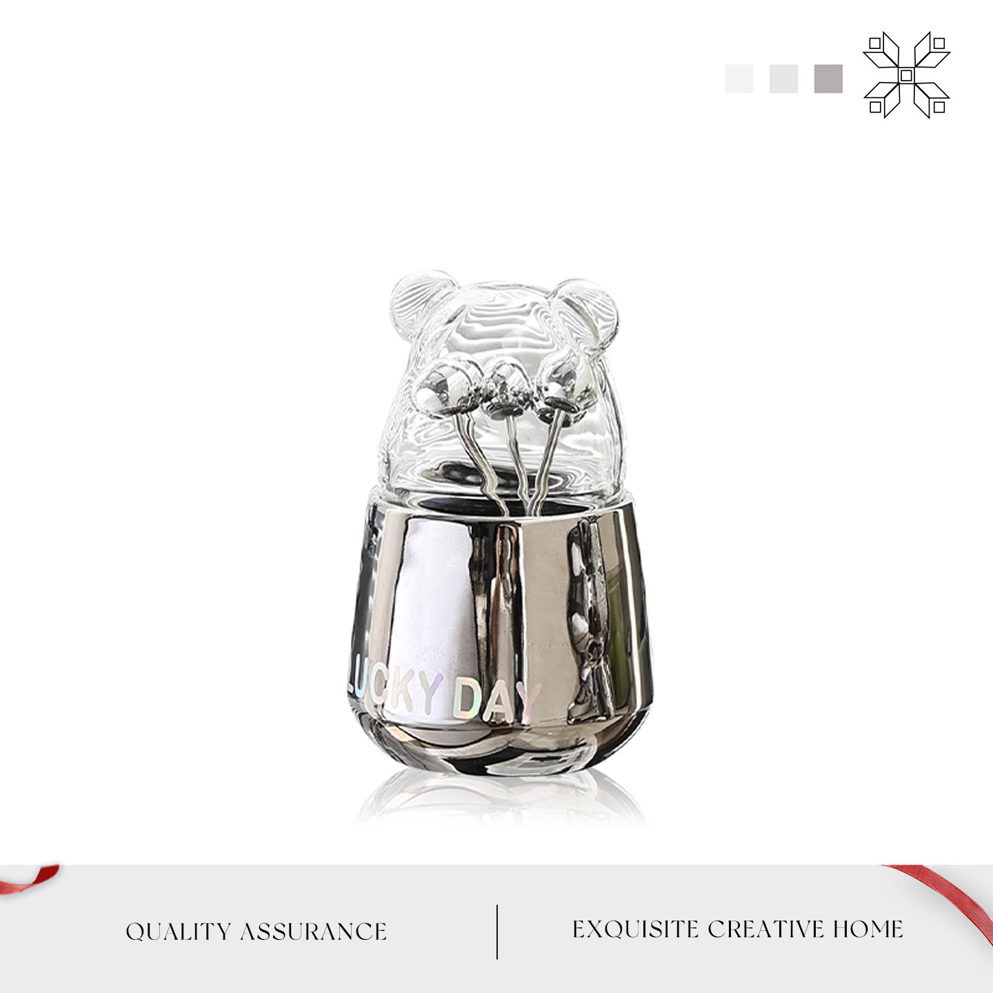 Auramoon.轻奢水果叉餐具不锈钢可爱收纳罐家用刀叉水果盘|珠可,餐饮具,叉/勺/筷套装,淘宝优惠券,粉丝福利购,淘宝优惠卷