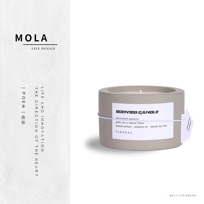 MOLA无烟手工大豆蜡送礼香薰蜡烛